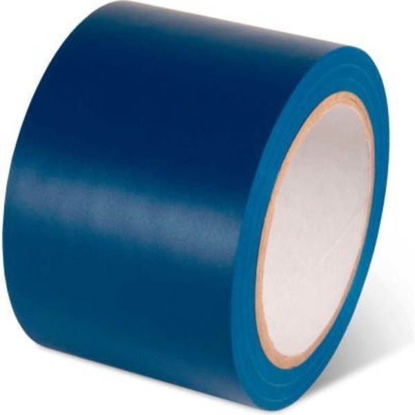 Top Tape And  Label. Global Industrial Safety Tape, 3inW x 108'L, 5 Mil, Blue, 1 Roll 670652BL
